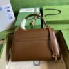 Replica Gucci Horsebit 1955 Top Handle Medium Chain Crossbody Bag 702049