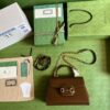 Replica Gucci Horsebit 1955 Top Handle Medium Chain Crossbody Bag 702049