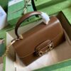 Replica Gucci Horsebit 1955 Top Handle Medium Chain Crossbody Bag 702049