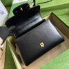 Replica Gucci Horsebit 1955 Top Handle Medium Chain Crossbody Bag 702049