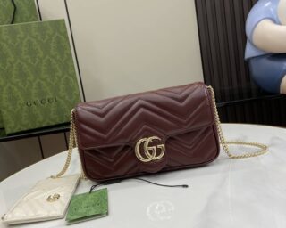 Replica Gucci GG Marmont Mini Chain Crossbody Bag 751526