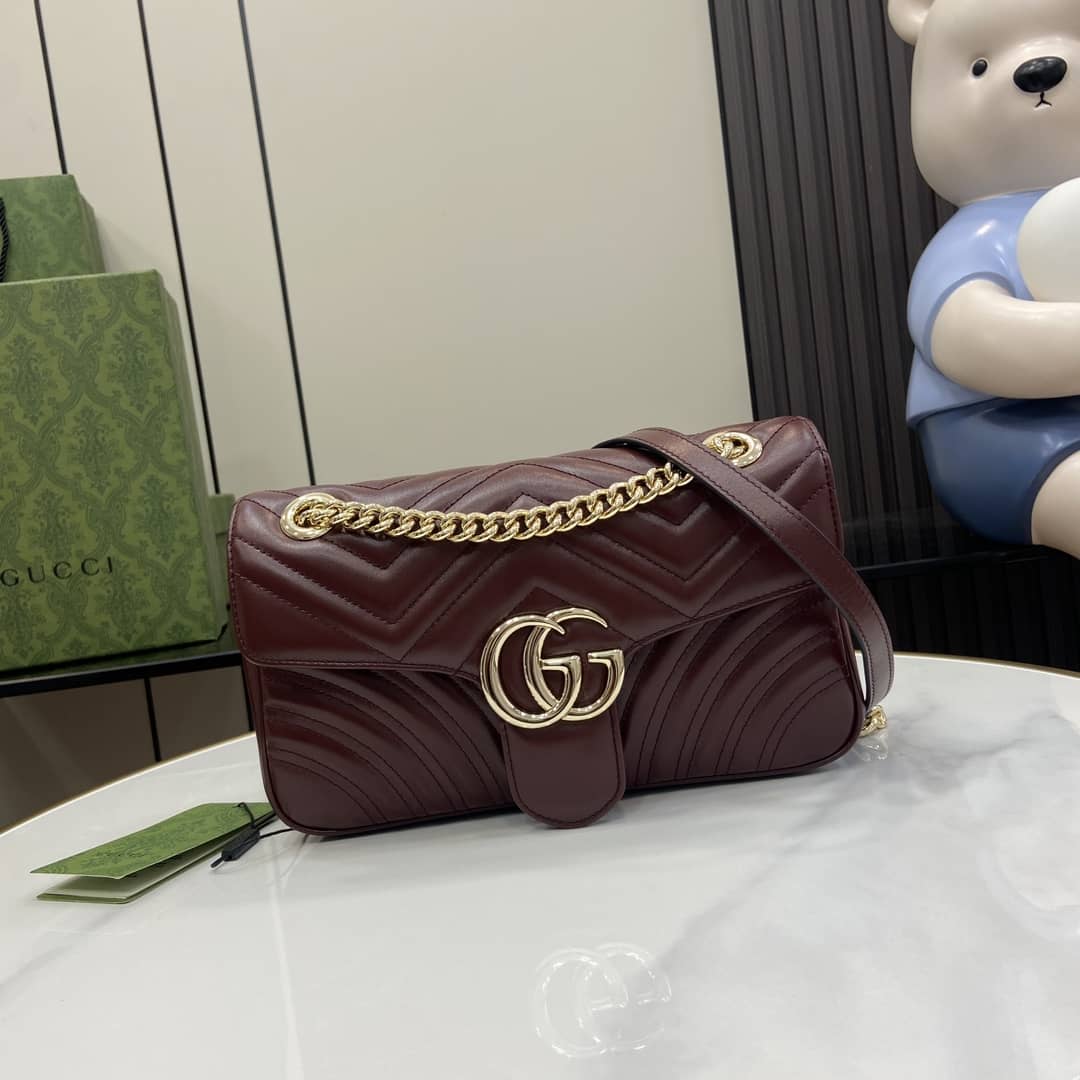 Replica Gucci GG Marmont Quilted Small Shoulder Crossbody Bag 443497