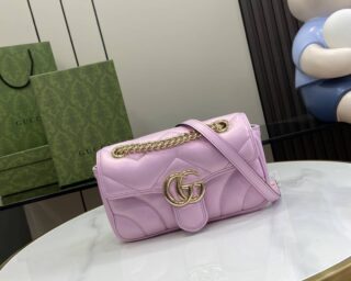 Replica Gucci Marmont MatelassÉ Mini Chain Shoulder Bag 446744