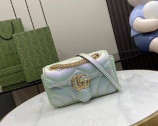 Replica Gucci Marmont MatelassÉ Mini Chain Shoulder Bag 446744