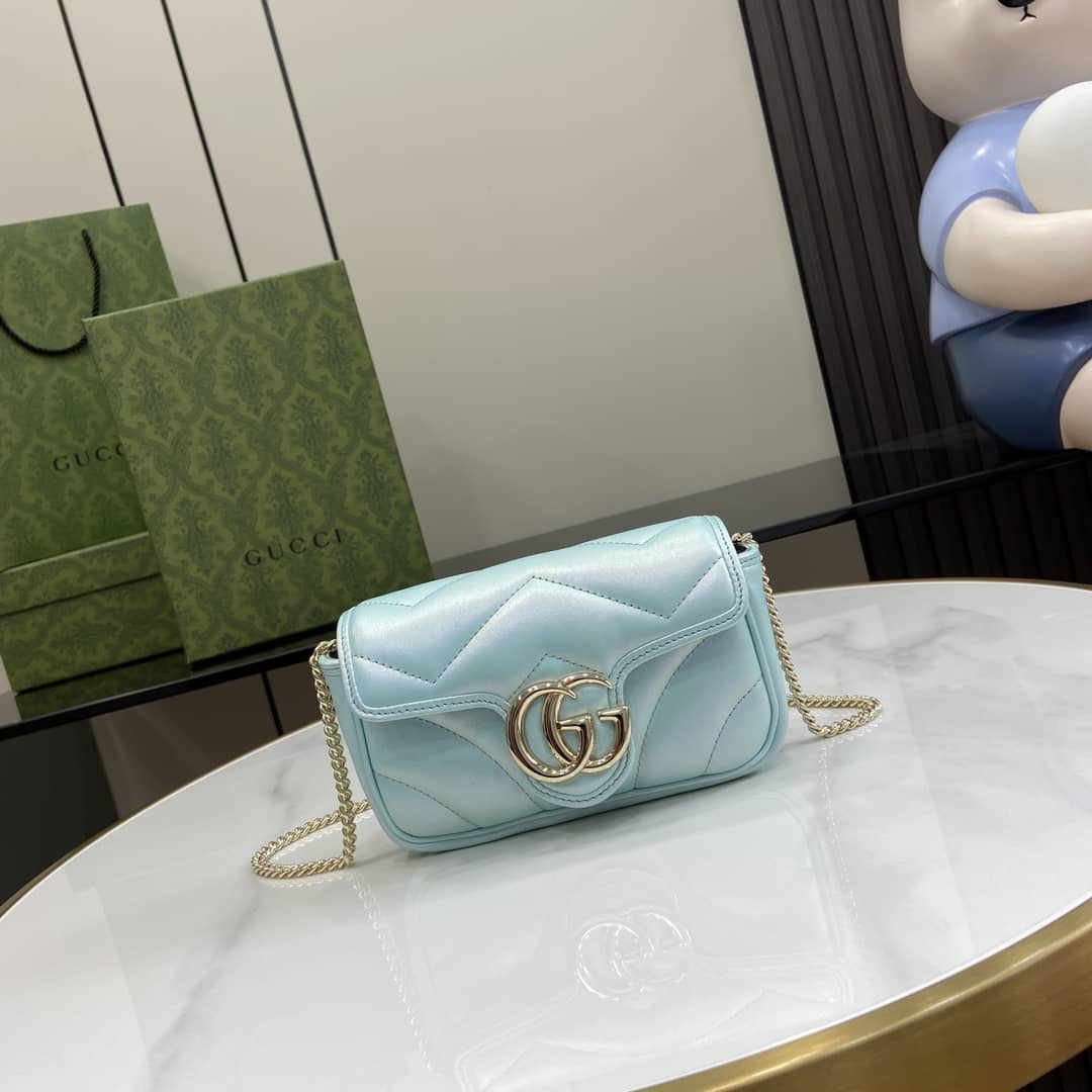 Replica Gucci GG Marmont MatelassÉ Leather Super Mini Bag 476433