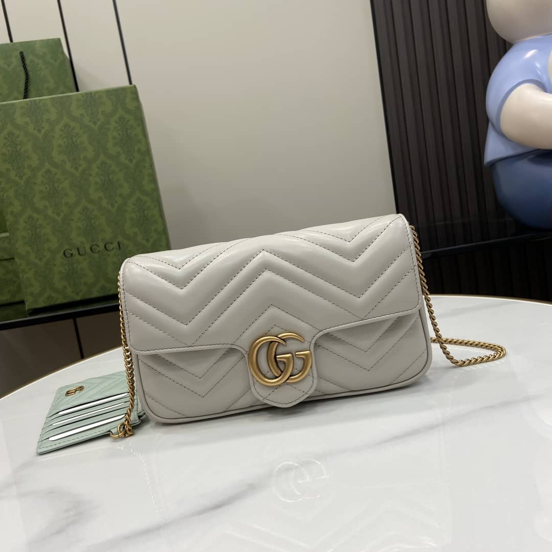 Replica Gucci GG Marmont Mini Chain Crossbody Bag 751526