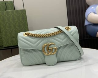 Replica Gucci GG Marmont Quilted Small Shoulder Crossbody Bag 443497