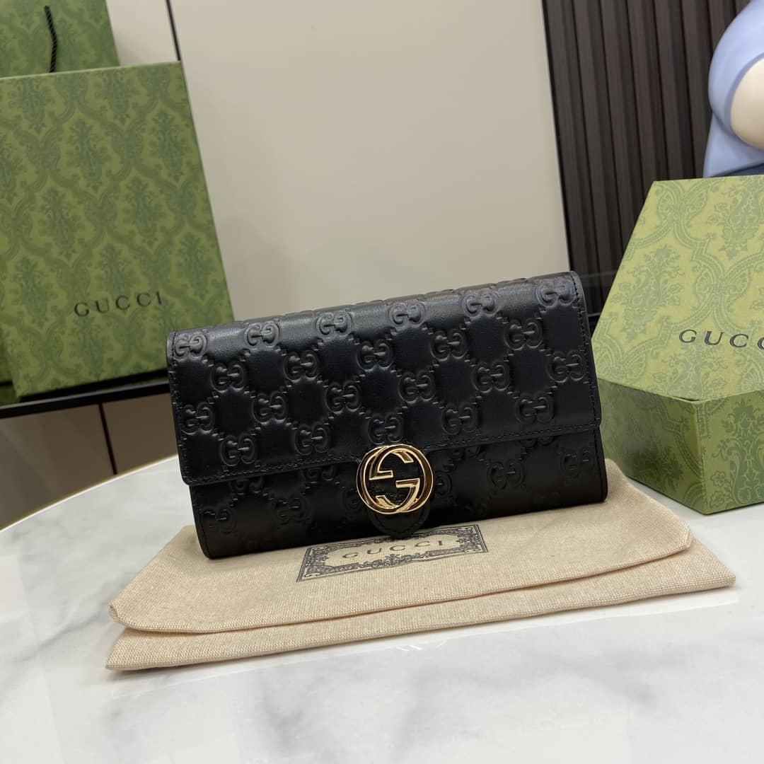 Replica Gucci Icon Gg Interlocking Wallet 615524