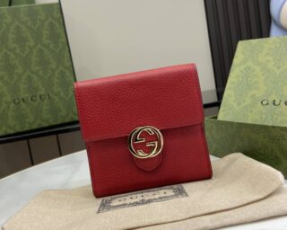 Replica Gucci Interlock Gg Bifold Leather Wallet 615525