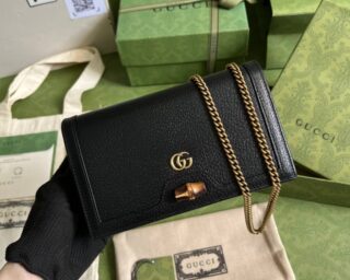 Replica Gucci Diana Mini Bag With Bamboo 696817