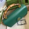 Replica Gucci Gg Small Top Handle Bag With Bamboo 675794