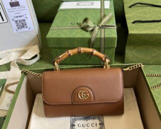 Replica Gucci Gg Small Top Handle Bag With Bamboo 675794