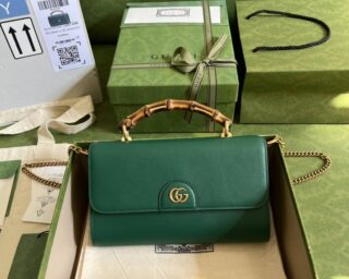 Replica Gucci Diana Mini Shoulder Bag ‎With Bamboo 675795