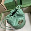 Replica Gucci Leather Gg Marmont Mini Bucket Bag 575163