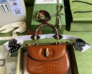 Replica Gucci Bamboo 1947 Small Top Handle Bag 675797