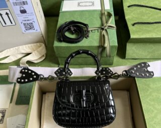 Replica Gucci Bamboo 1947 Mini Top Handle Bag 686864