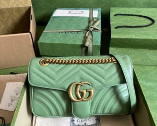 Replica Gucci GG Marmont Quilted Small Shoulder Crossbody Bag 443497