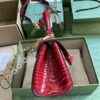 Replica Gucci Horsebit 1955 Top Handle Leather Mini Bag 703848