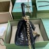 Replica Gucci Horsebit 1955 Top Handle Leather Mini Bag 703848