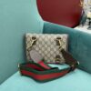 Replica Gucci Gg Coated Canvas Animalier Flap Belt Bag 489617