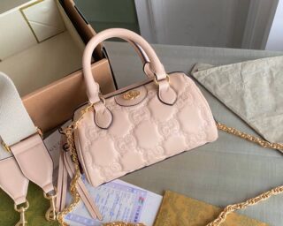 Replica Gucci Gg Matelasse Leather Top Handle Shoulder Bag 702251