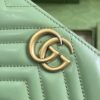 Replica Gucci Chevron Leather Gg Marmont Zip Around Wallet 443123