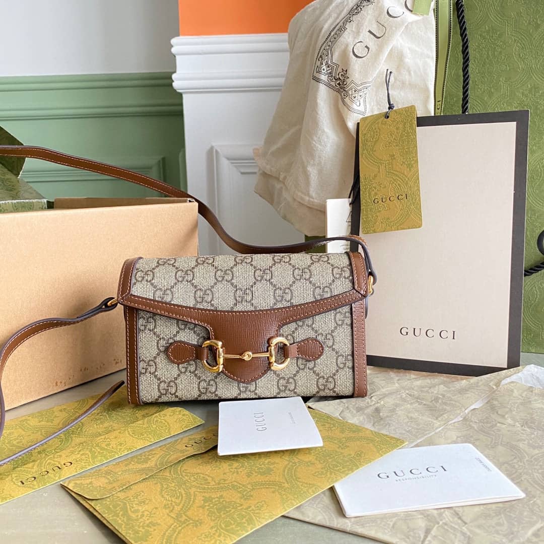 Replica Gucci Horsebit 1955 Mini Bag 699296