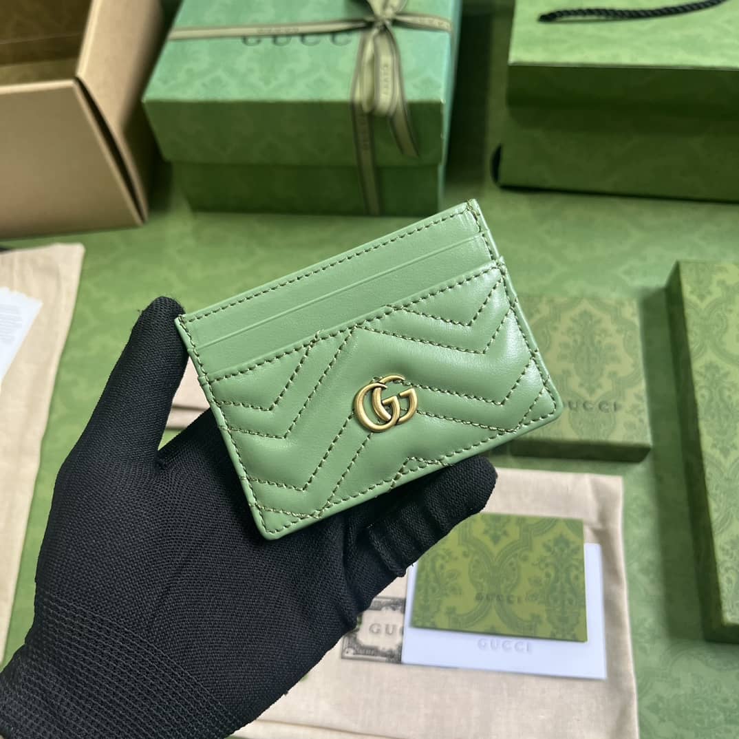 Replica Gucci Gg Marmont Matelasse Card Holder 443127