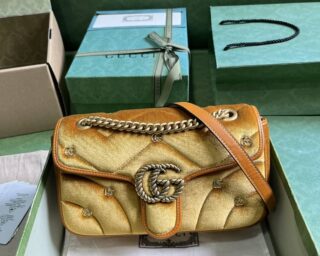 Replica Gucci GG Marmont Quilted Small Shoulder Crossbody Bag 443497