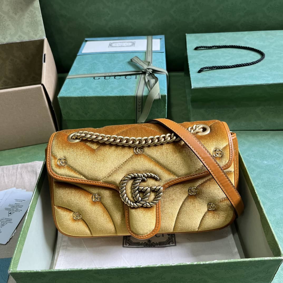 Replica Gucci GG Marmont Quilted Small Shoulder Crossbody Bag 443497