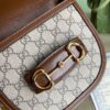 Replica Gucci Horsebit 1955 Mini Rounded Crossbody Bag 760191