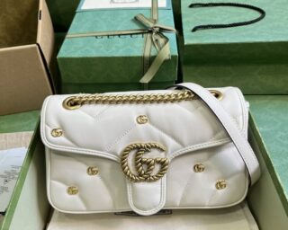 Replica Gucci GG Marmont Quilted Small Shoulder Crossbody Bag 443497