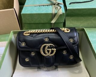 Replica Gucci Marmont MatelassÉ Mini Chain Shoulder Bag 446744