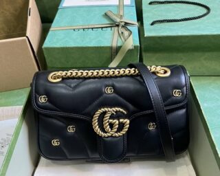 Replica Gucci GG Marmont Quilted Small Shoulder Crossbody Bag 443497