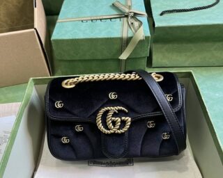 Replica Gucci Marmont MatelassÉ Mini Chain Shoulder Bag 446744