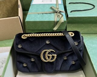 Replica Gucci GG Marmont Quilted Small Shoulder Crossbody Bag 443497