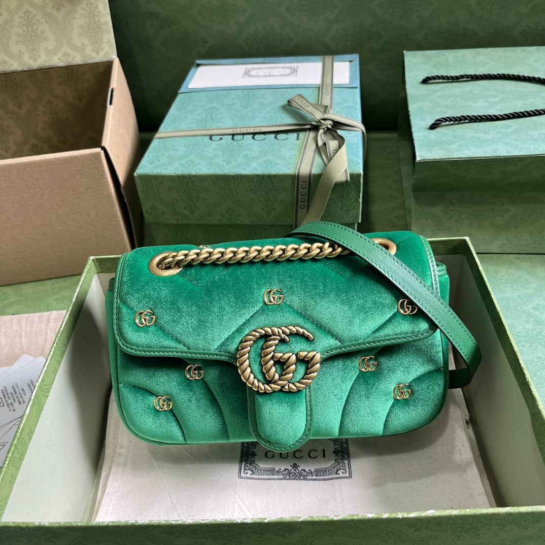 Replica Gucci Marmont MatelassÉ Mini Chain Shoulder Bag 446744