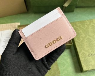 Replica Gucci Card Case With Gucci Script 773428