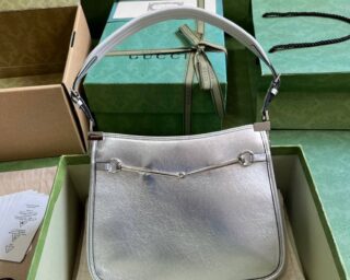 Replica Gucci Horsebit Slim Shoulder Bag 764191