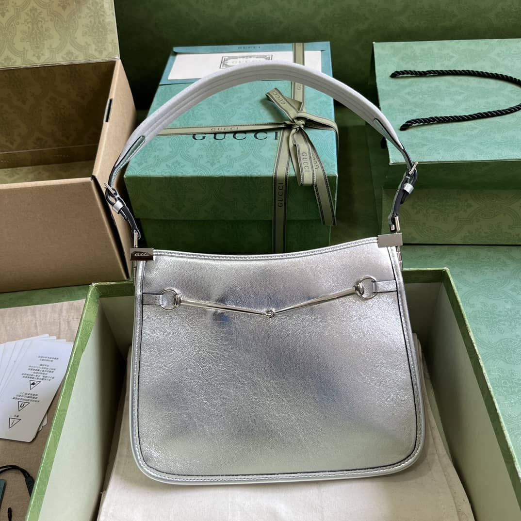 Replica Gucci Horsebit Slim Shoulder Bag 764191