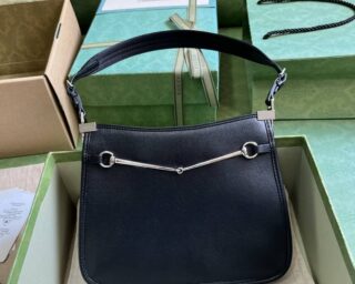 Replica Gucci Horsebit Slim Shoulder Bag 764191