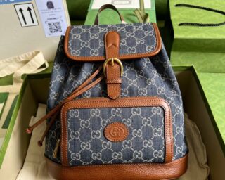 Replica Gucci Backpack With Interlocking G 674147