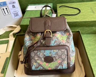 Replica Gucci Backpack With Interlocking G 674147