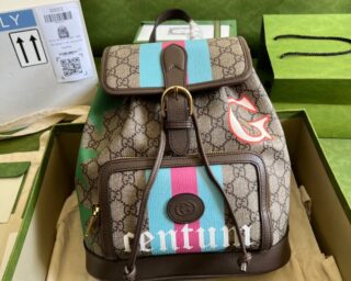 Replica Gucci Backpack With Interlocking G 674147