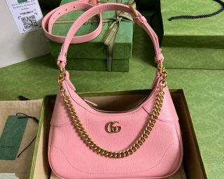 Replica Gucci Aphrodite Small Leather Chain Shoulder Bag 731817