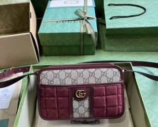 Replica Gucci Mini Gg Canvas Pouch 751912