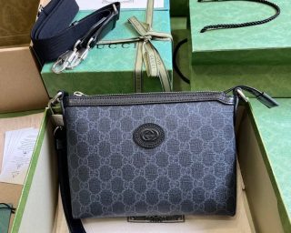 Replica Gucci Messenger Bag With Interlocking G 760021