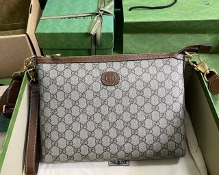 Replica Gucci Messenger Bag With Interlocking G 726833