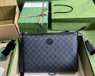 Replica Gucci Messenger Bag With Interlocking G 726833