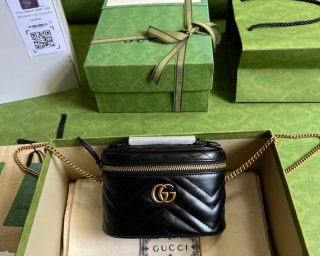 Replica Gucci GG Marmont Mini Top Handle Bag 699515